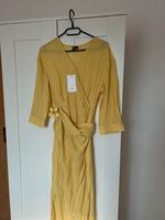 Wickelkleid gelb neu mit Etikett in gr. S Nordrhein-Westfalen - Werne Vorschau