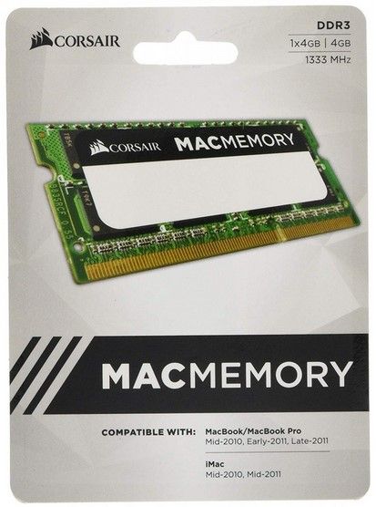 1 x 4GB DDR3 1333MHz MACMEMORY CMSA4GX3M1A1333C9 in Jena