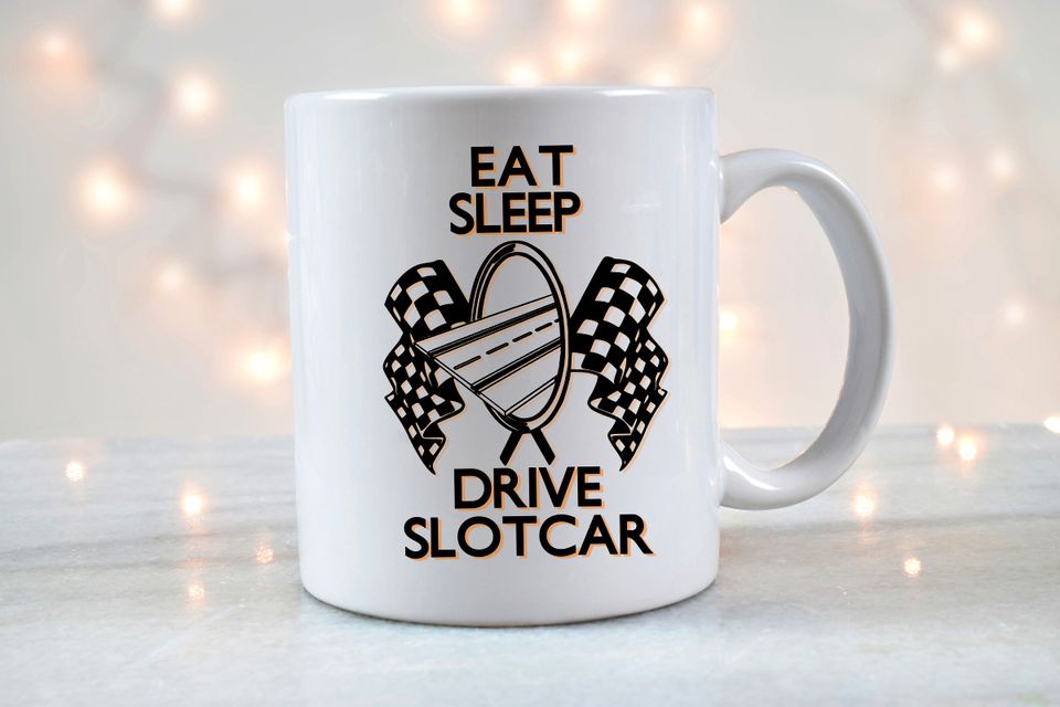 Slotcar Tasse/Becher Glänzend EAT SLEEP DRIVE SLOTCAR 9,99€ in Jevenstedt