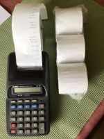 Tischrechner mit Ersatzpapierrollen Nordrhein-Westfalen - Heiden Vorschau