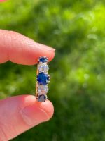 Antiker Ring Saphir und Diamanten Altschliff Brillanten 18 Karat Hessen - Wiesbaden Vorschau