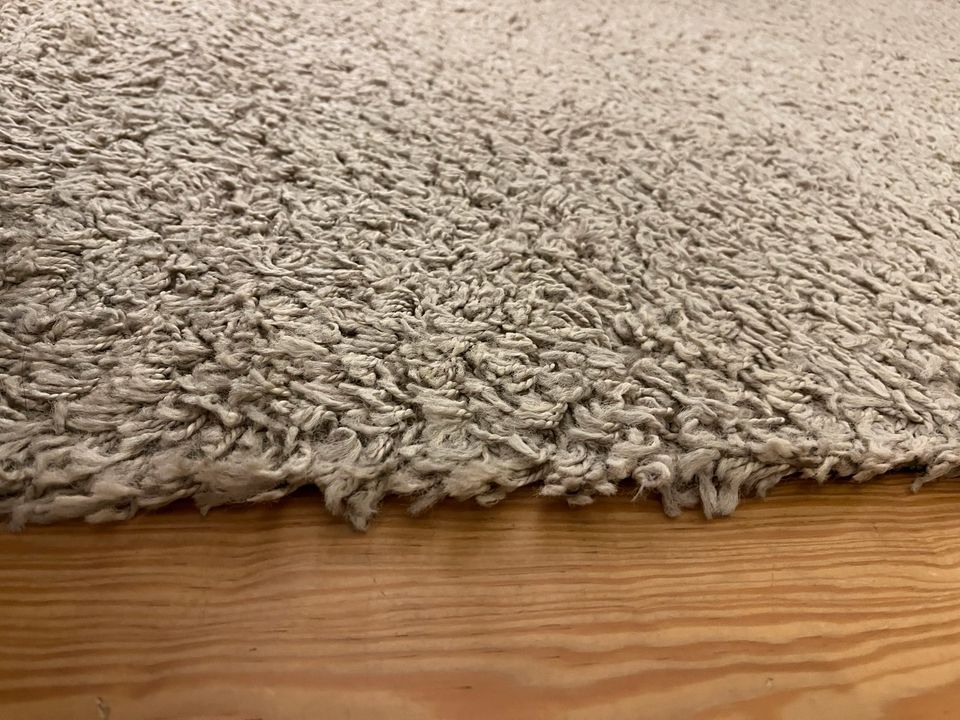 Hochflor Teppich beige/creme 140x200 in Hamburg