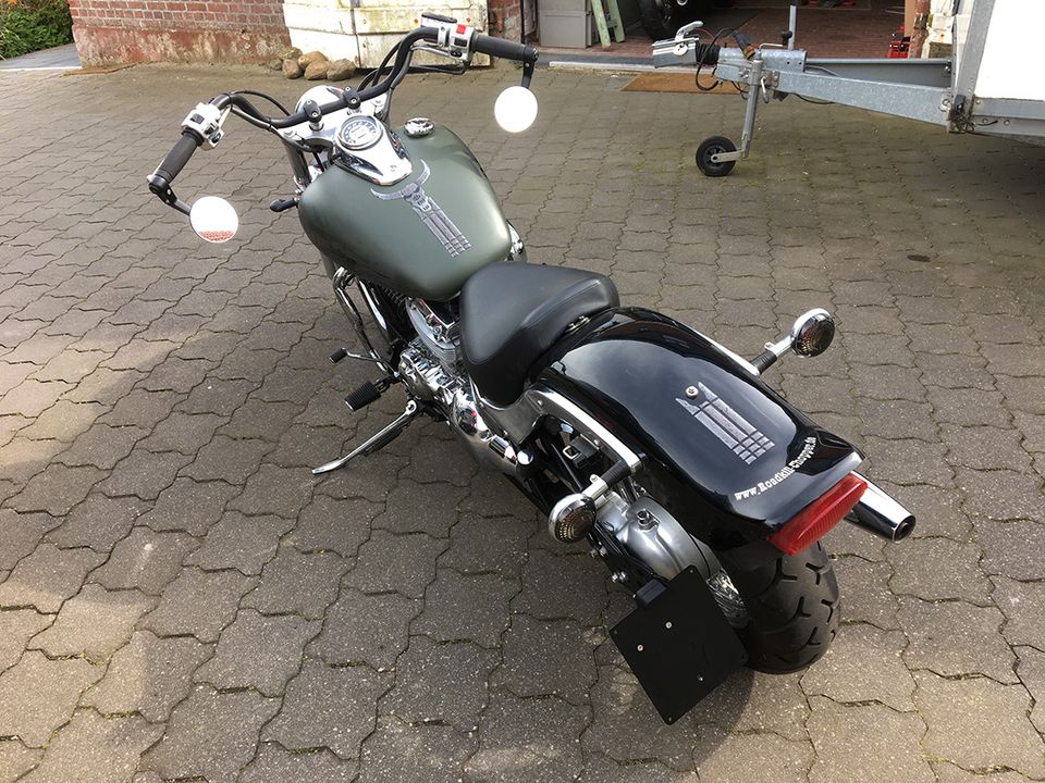 Yamaha XVS 650 Military-Bobber-Umbau* Service* wie neu* Tüv* in Süsel