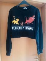 Schwarzer Crop Pullover König der Löwen Hessen - Bürstadt Vorschau