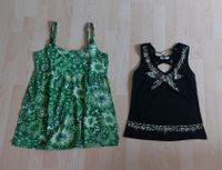 2x Crop Top Boho grün gemustert + schwarz Baden-Württemberg - Friedrichshafen Vorschau