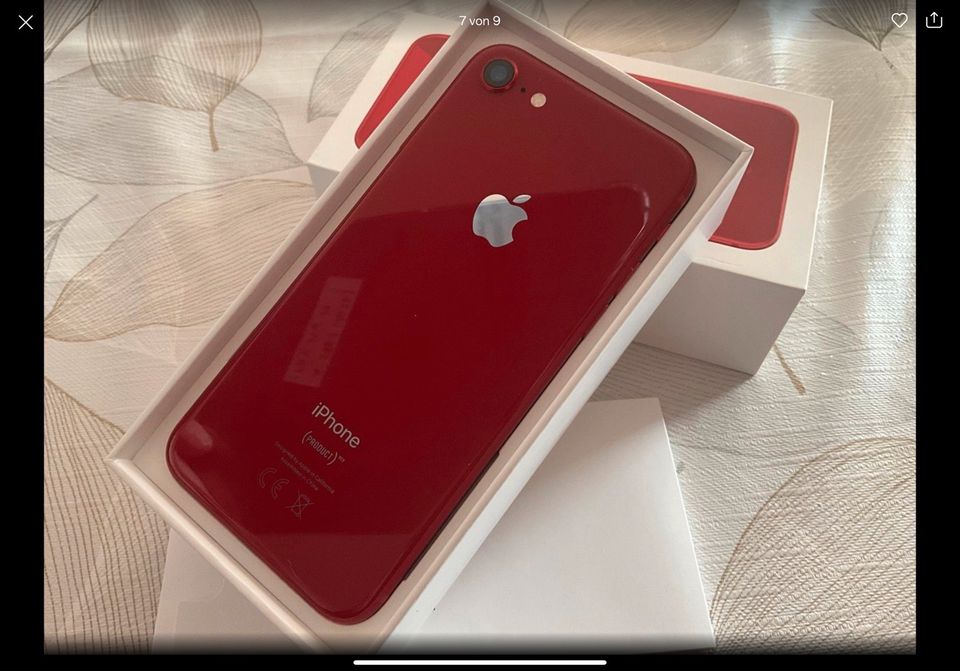 Handy iPhone 8 ,64GB ,Red in Ellrich
