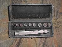 original 9-tlg. Feinmechaniker Steckschlüssel Satz DDR vintage Sachsen-Anhalt - Schkopau Vorschau