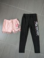 Tik Tok Shorts Leggins rosa schwarz 134 140 Nordrhein-Westfalen - Drolshagen Vorschau