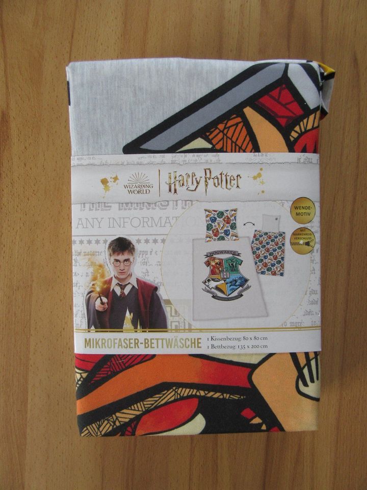 Neu: Harry Potter Bettwäsche Mikrofaser 135 x 200cm in Dülmen