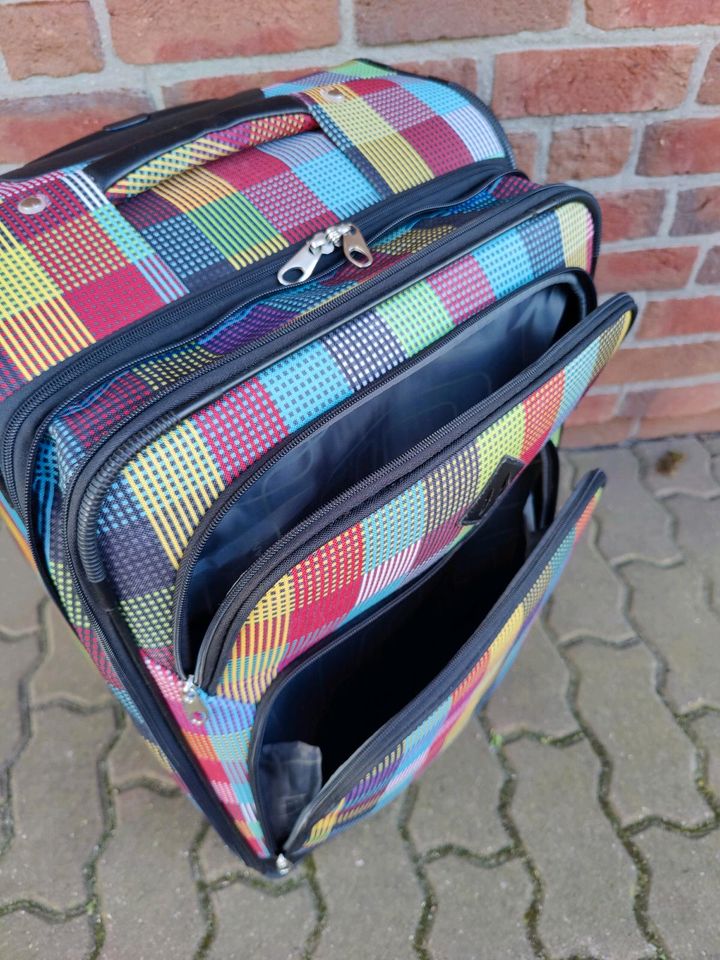 Regenbogen Koffer Trolley 44x64x34 cm, gebraucht sehr gut in Hamburg