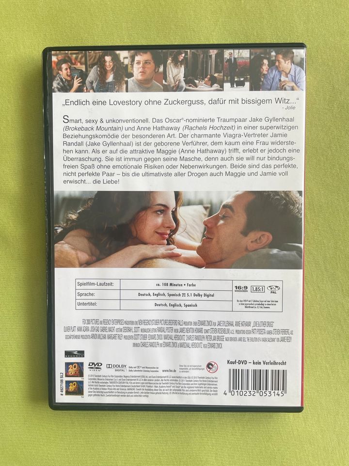 Love & other drugs - Nebenwirkungen inklusive, DVD, Anne Hathaway in Oberhausen a.d. Donau