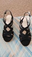 Sandalen schwarz Gr.38  Andrea Couti wie Neu Sachsen - Hartha Vorschau