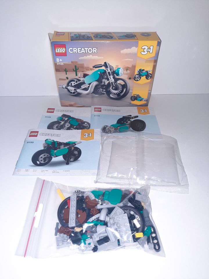 Lego 31135 - Oldtimer Motorrad - 3 in 1 - OVP, Anleitung in Berlin