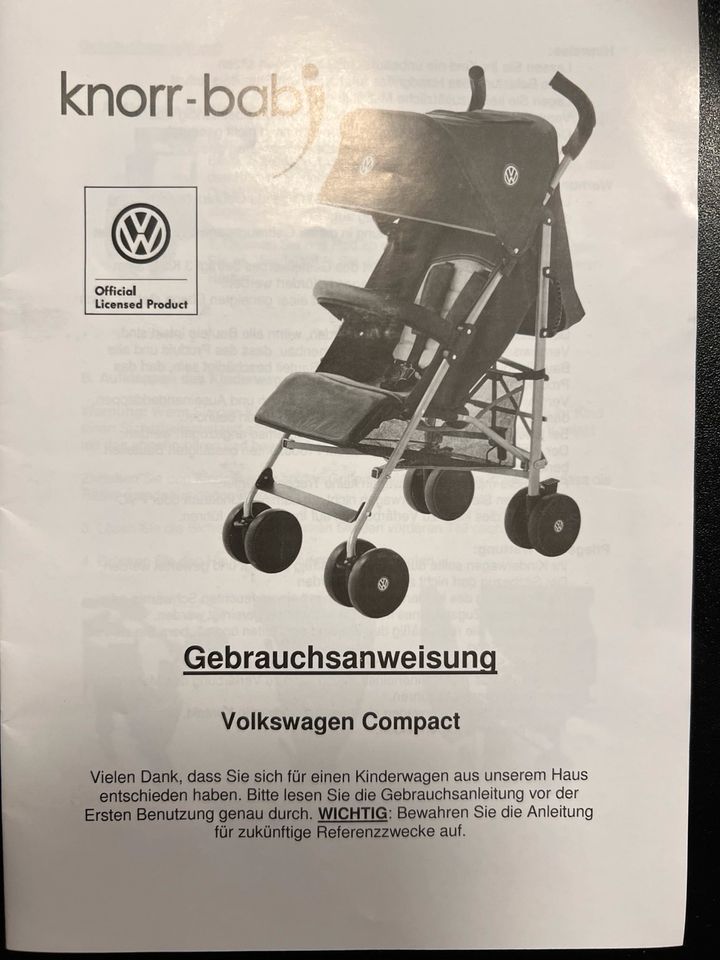 Knorr Baby VW Buggy für Urlaub in Nürtingen
