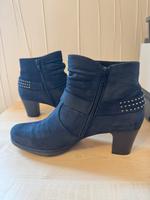 Schicke blaue Stiefeletten - Gabor Comfort - Gr. 7 (40/40,5) Hessen - Dietzenbach Vorschau