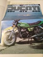 Ducati 350 und 500 GTV Twin Motorrad Prospekt 1975 Hessen - Offenbach Vorschau