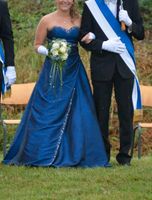 Schützenfest Kleid Ballkleid Hofstaatkleid dunkelblau royalblau Nordrhein-Westfalen - Warburg Vorschau