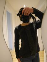 gerade geschnittener Strickpullover (dunkel/ schwarz/ grau) Leipzig - Neustadt-Neuschönefeld Vorschau