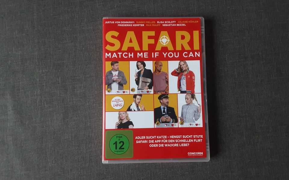 DVD Film Safari match me if you can Sebastian Bezzel FSK ab 12 in Hüttlingen