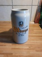 Bierkrug Maßkrug 1 Liter Bitburger Brauerei    Steinkrug Rheinland-Pfalz - Flammersfeld Vorschau