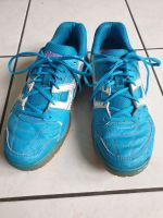 Asics Hallen Turnschuhe türkis blau Gr. 40 Bayern - Gröbenzell Vorschau