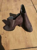 Stiefeletten, high heels, grau, taupe, Gr. 40 Nordrhein-Westfalen - Grevenbroich Vorschau