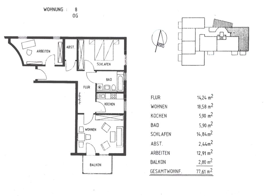 Seniorengerechte Wohnung in Bernsdorf (09337) in Bernsdorf b Hohenstein-Ernstthal