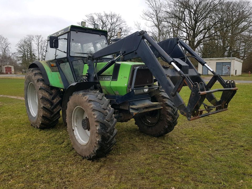 Traktor Deutz 6.50 mit Frontlader in Eixen