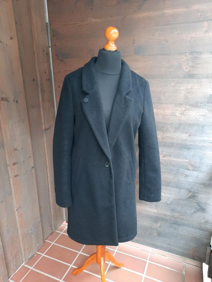 Scotch & Soda Wollmantel schwarz Gr. L neuwertig in Bad Heilbrunn