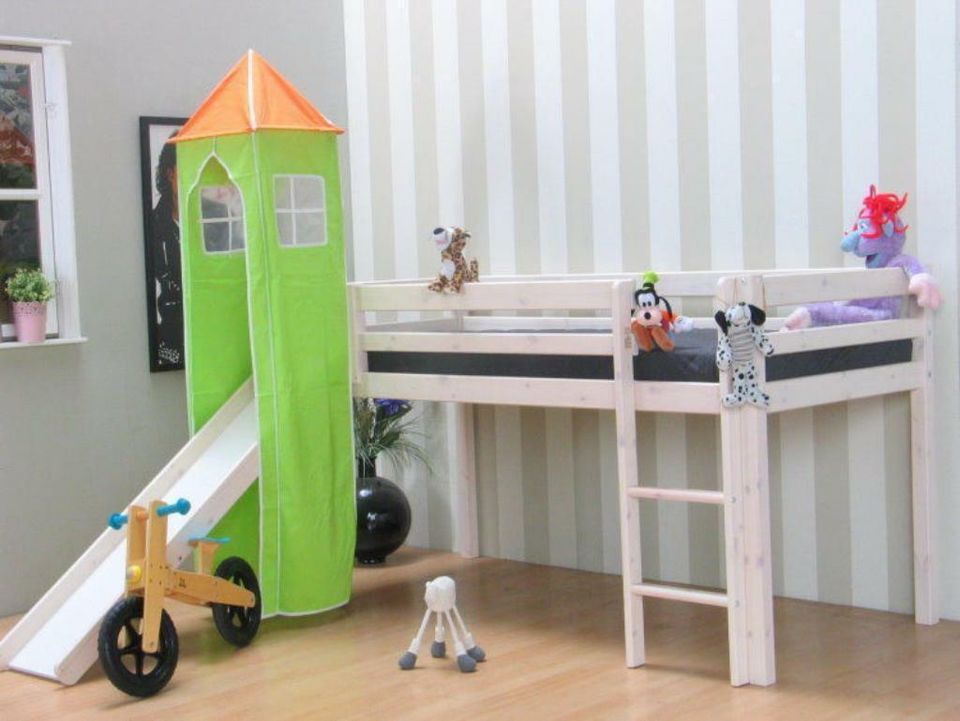 NEU Thuka Kinder Turm Spielturm für Kinderbett Hochbett grün in Neumünster