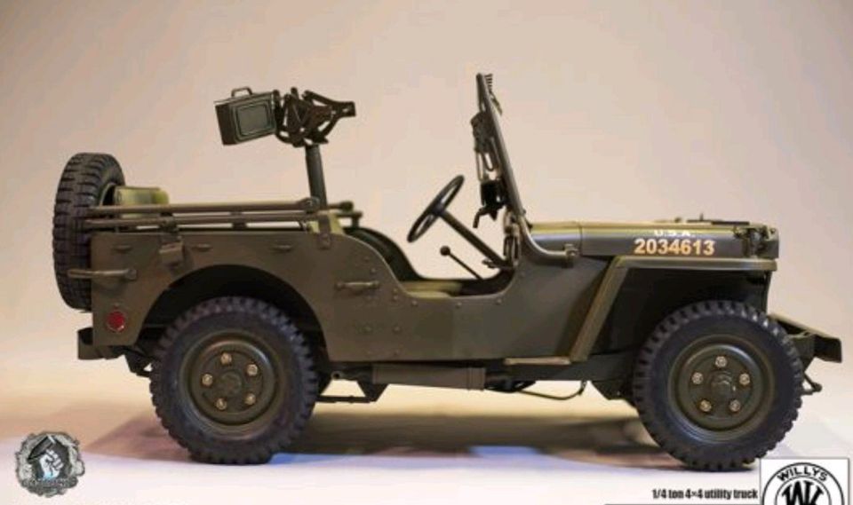1:6 Gotruck Willys Jeep zu Dragon DiD komplett Metall, neu in Nörvenich