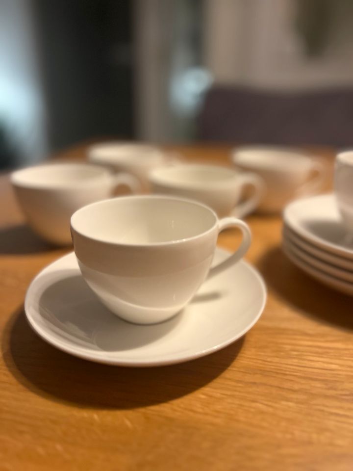 Villeroy Boch Set 6x Kaffee Tassen Cappuccino Cups Porzellan in Düsseldorf