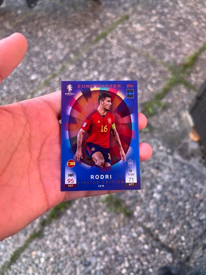 Rodri Euro Master Topps in Bellheim