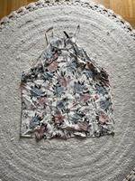Leichtes Blusenshirt mit Volants & Blumenmuster von H&M Gr. L Bayern - Großostheim Vorschau