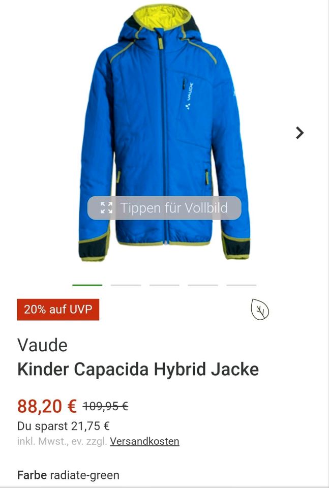 Vaude Hybridjacke Wandern etc. in Ilsenburg (Harz)