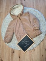 Winterjacke gr. 98 h&m beige mit teddyfleece Nordrhein-Westfalen - Hamm Vorschau