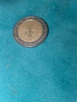 2 Euro Münze Frankreich 2001 mit Fehlprägung, Fehlern Düsseldorf - Oberbilk Vorschau