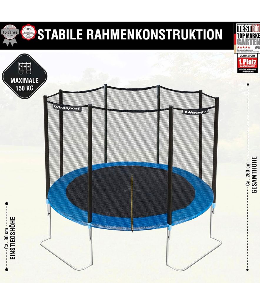 ‼️Trampolin Ultrasport 366 cm Nur 1 Jahr benutzt‼️1 Platz in Erkelenz