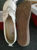 Damenschuhe Hush Puppies 41 Leder cremefarben Aachen - Kornelimünster/Walheim Vorschau