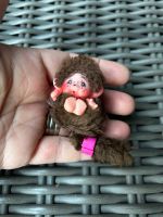 Vintage Monchichi Hugger Monkey Mini Baby Boy Toy Clip-On 80s Hessen - Riedstadt Vorschau