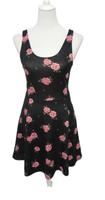 #107 Schwarzes Skaterkleid mit Rosen Gr.38 von H&M Baden-Württemberg - Böblingen Vorschau