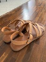 Sandalen Riemchen Toms Leder cognac Gr.40 Bayern - Würzburg Vorschau