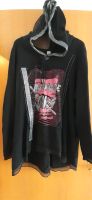 Tredy Shirt leichtes Sweatshirt 40/42 Kapuze schwarz pink Bayern - Augsburg Vorschau