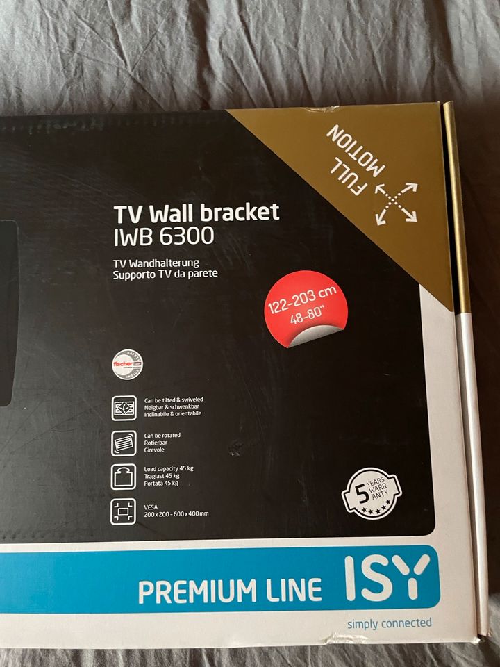 TV Halter ISY IWB 6300 Wandhalterung, max. 80 Zoll in Bönnigheim