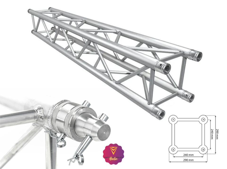 6 m Traverse / Lichtstativ / Truss / Wind Up MIETEN / LEIHEN in Berlin