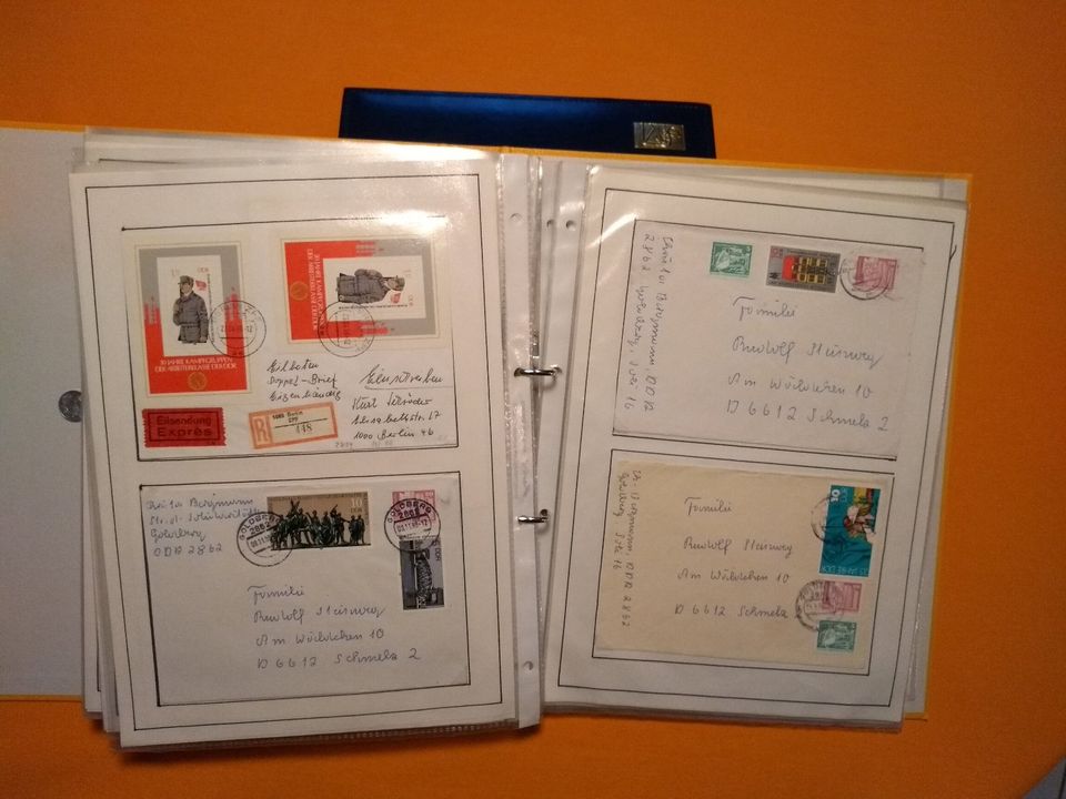DDR , historische Drucksachen und Briefe in Merzig