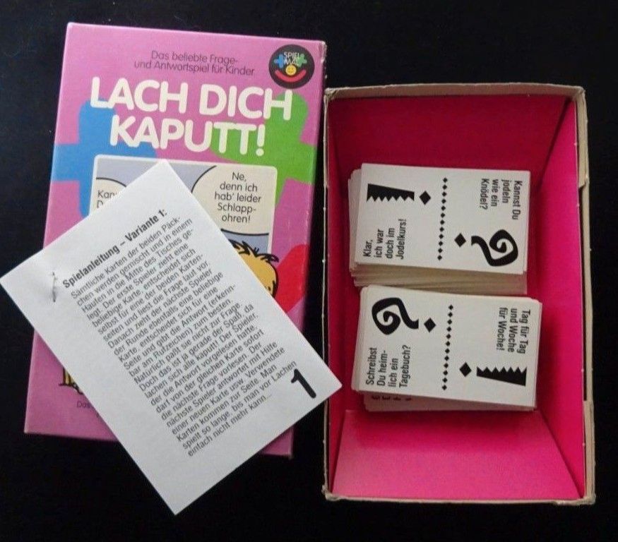 Spiel mal Lach dich kaputt!  Frage- und Antwortspiel in Baienfurt