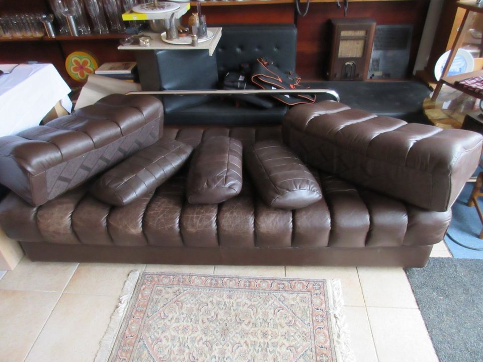 De Sede DS 85 Sofa Daybed Sofabett Leder Design Möbel Vintage in Ammersbek