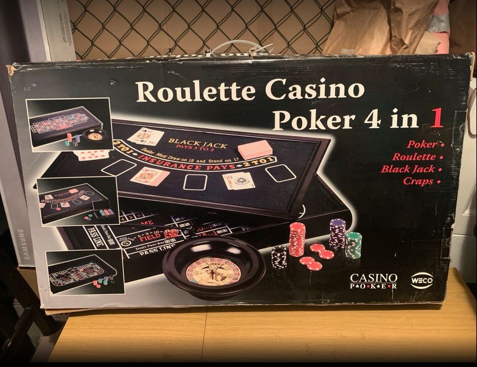 Roulette, Poker, Set, Tisch, wie neu in Neumünster