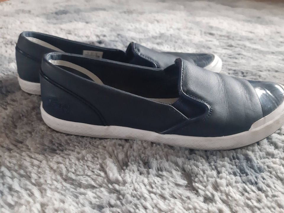 Damen Schuhe Slipper von Lacoste Lancelle Slip On Gr. 37 in